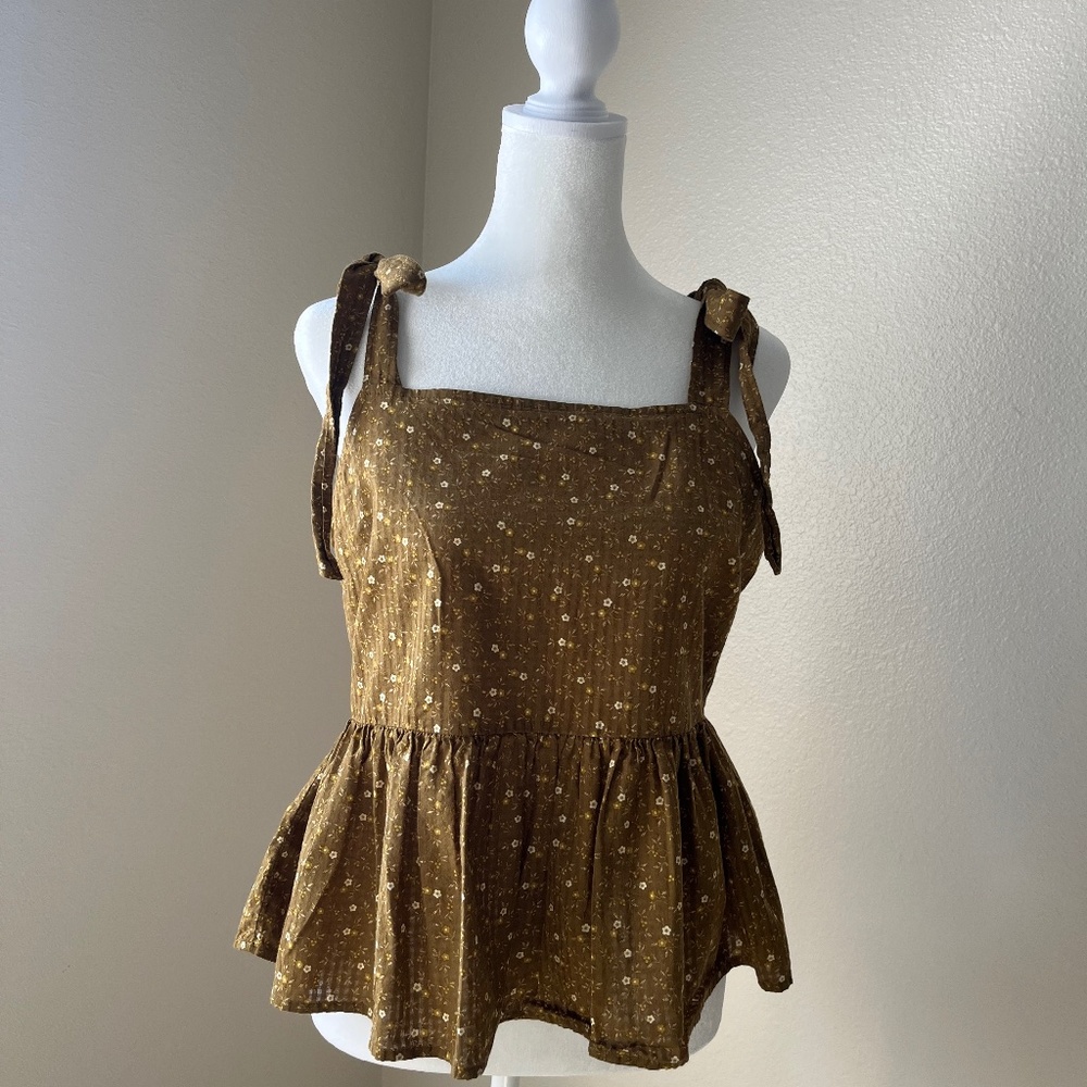 MADEWELL-Tie at Shoulder Top